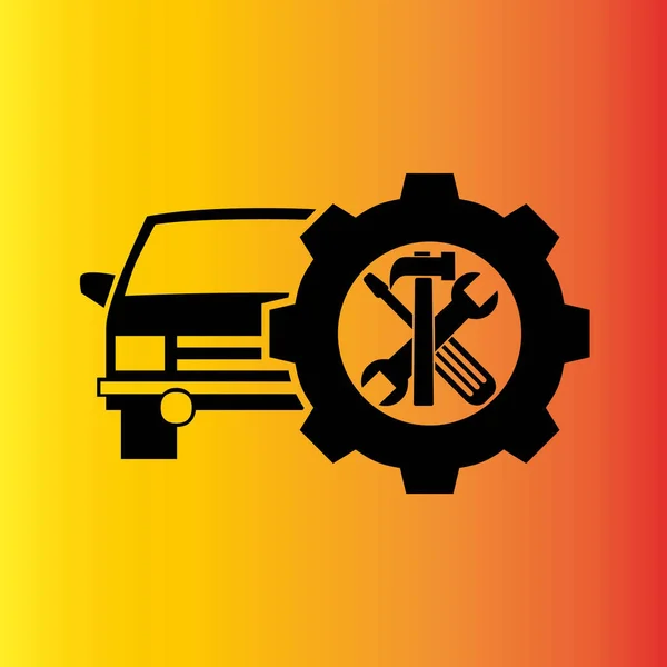 Automatisk Reparation Vektor Symbol — Stock vektor