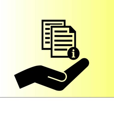 Katalog vektör simgesi basit örnek