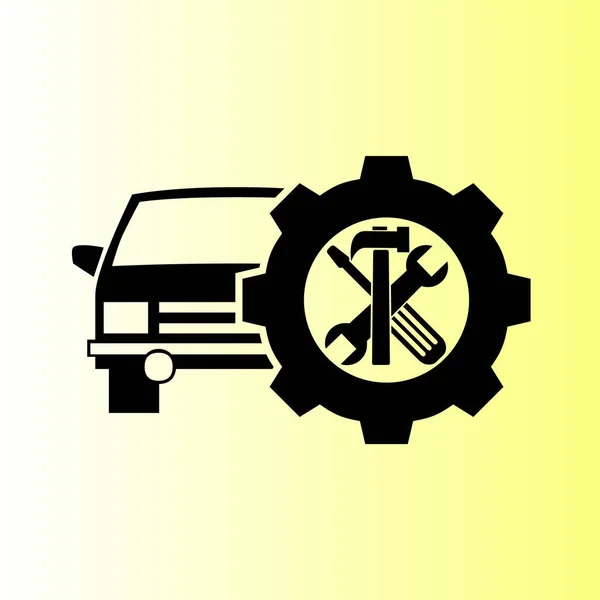 Auto Reparación Vector Icono — Vector de stock