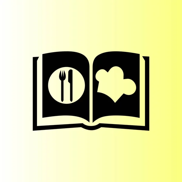Aşçı Kitap Basit Örnek — Stok Vektör