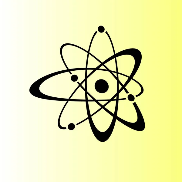 Значок Атома Векторна Піктограма — стоковий вектор