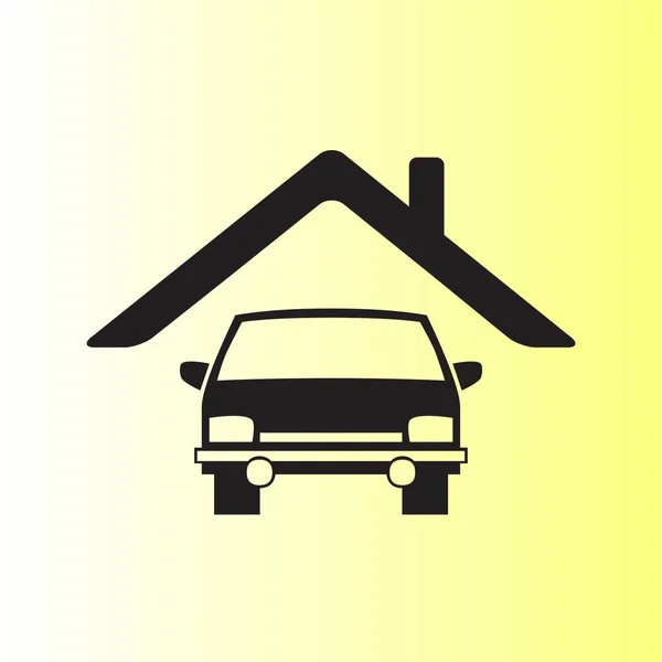 Icona Vettoriale Auto Semplice Illustrazione — Vettoriale Stock