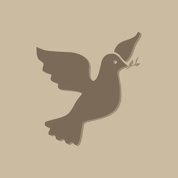 Pigeon Icon Bird Vector Illustration — Stock Vector