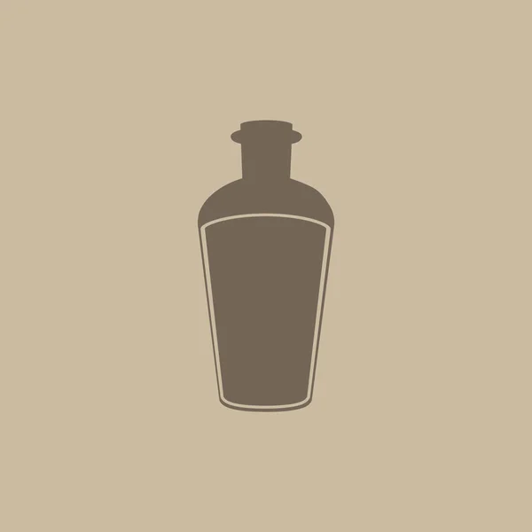 Icono Botella Ilustración Vectorial — Vector de stock