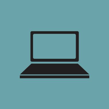 bilgisayar vektör simgesi basit örnek 