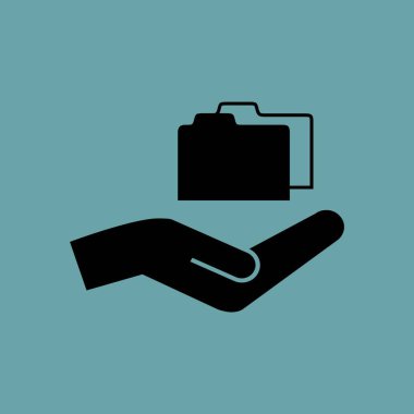 Klasör simgesi basit örnek 