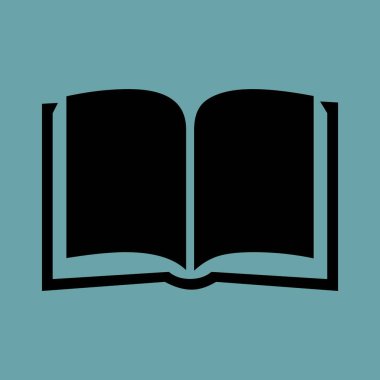 ders kitabı vektör simgesi basit örnek 