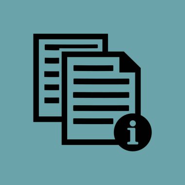 Katalog vektör simgesi basit örnek 