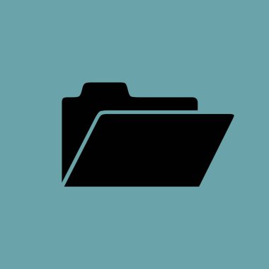 Klasör simgesi basit örnek 