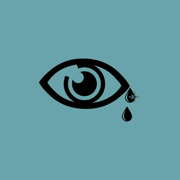 Значок Знаком Очей Проста Ілюстрація — стоковий вектор