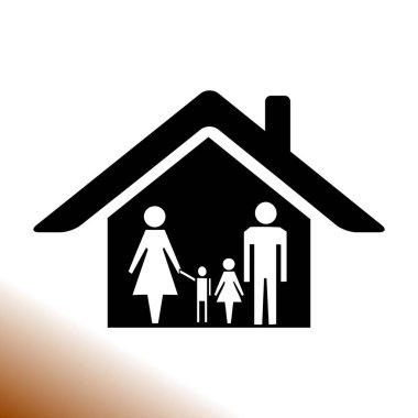 ev vektör simgesi basit örnek