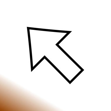 Vektör çizim imleç basit örnek