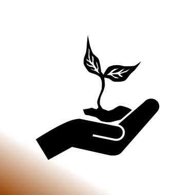 Eko simge vektör simgesi