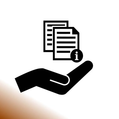 Katalog vektör simgesi basit örnek