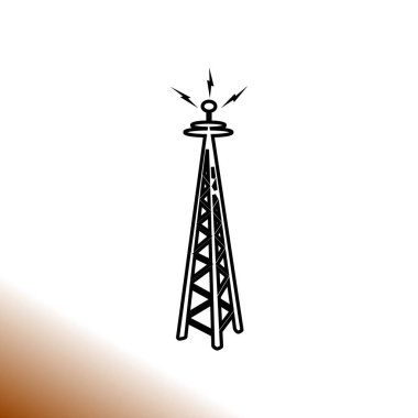 Baz istasyonu vektör simgesi