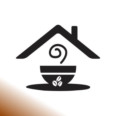 kahve fincanı vektör simgesi
