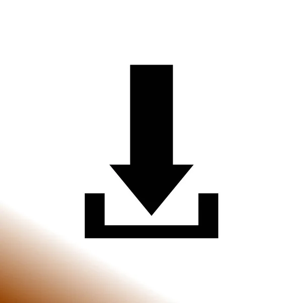Vektor Symbol Herunterladen Einfache Illustration — Stockvektor