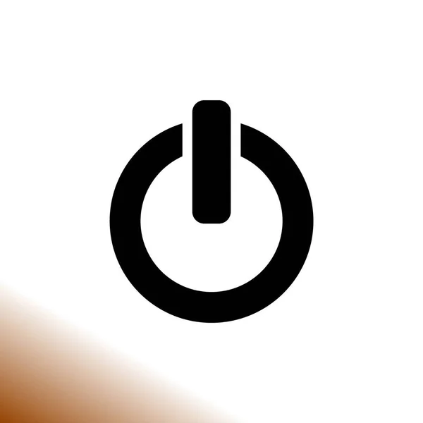Icono Interruptor Encendido Apagado Ilustración Vector Señal Potencia — Vector de stock