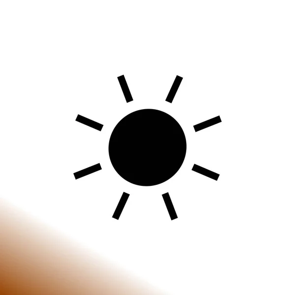 Sun Icon Vector Illustration — Stock Vector