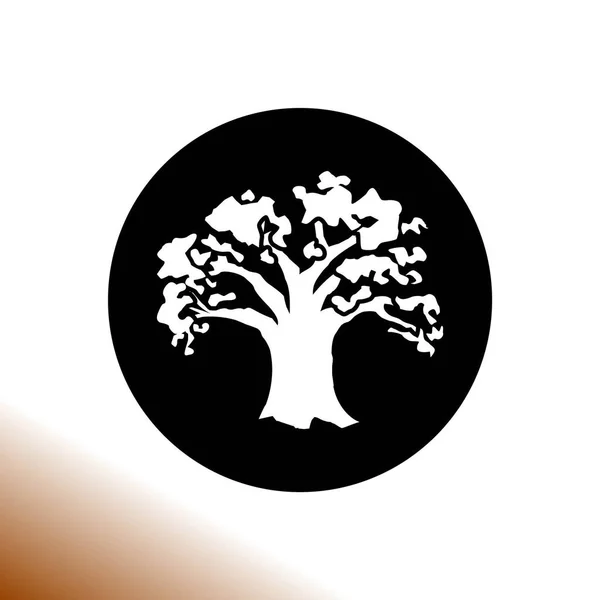 Ağaç Kutsal Kişilerin Resmi Meşe Vektör Çizim — Stok Vektör