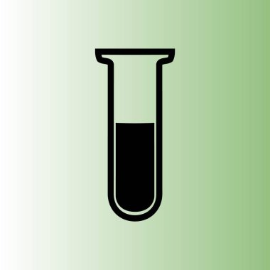 test tüp vektör simgesi