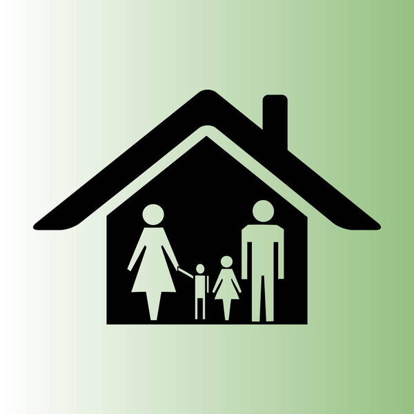 house vector icon  simple illustration