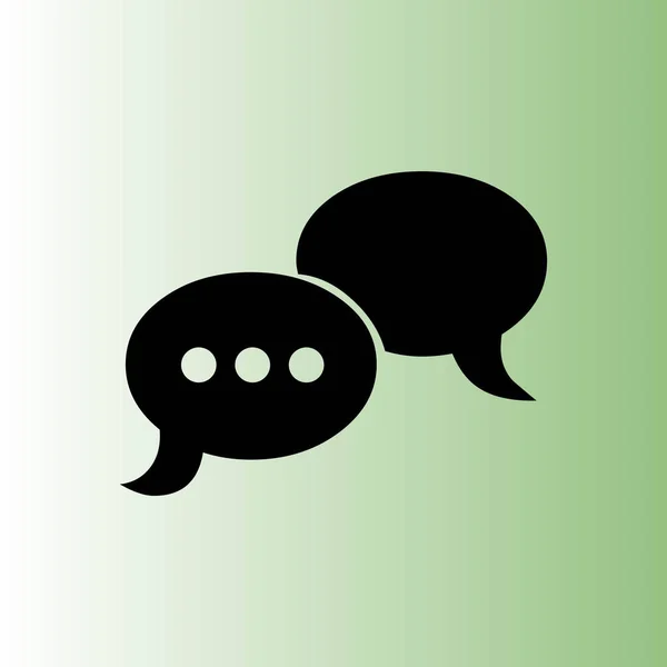 Conversation Vector Icon Simple Illustration — Stock Vector