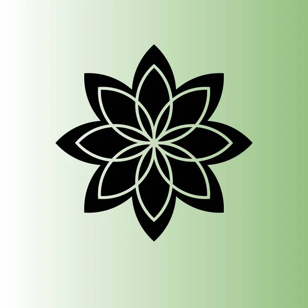 花ベクトル アイコン シンプルなイラスト — ストックベクタ