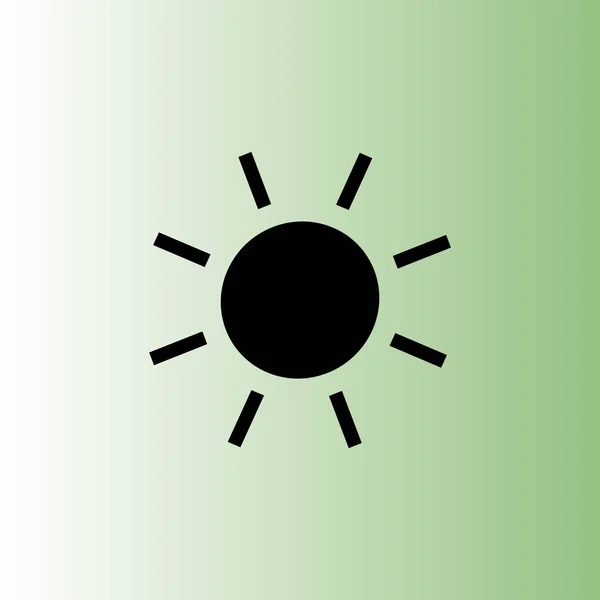 Sun Icon Vector Illustration — Stock Vector