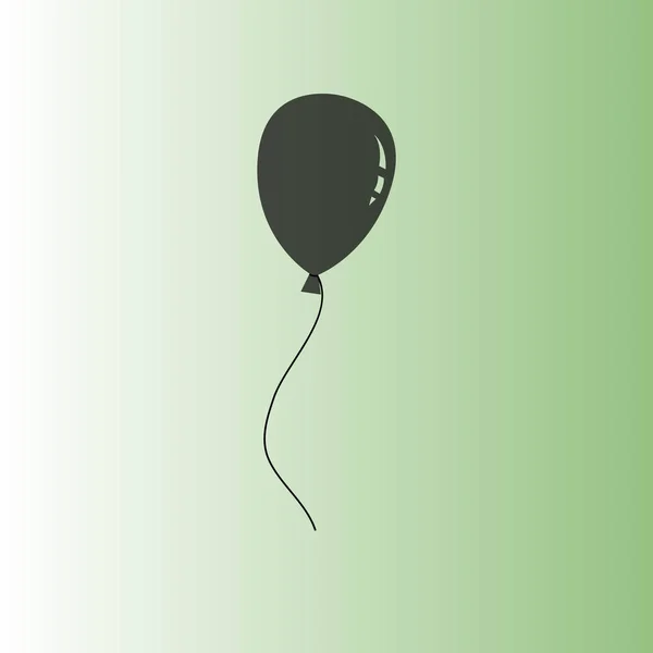 Ballon Vektor Symbol Einfache Illustration — Stockvektor