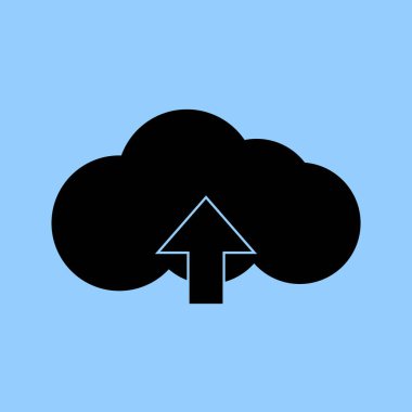 bulut indirme vektörü simgesi