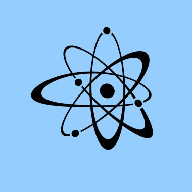 Atom işareti vektör simgesi