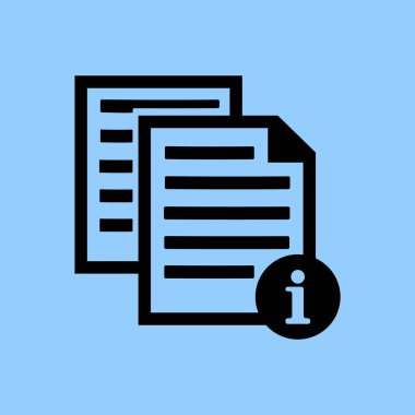 Katalog vektör simgesi basit örnek