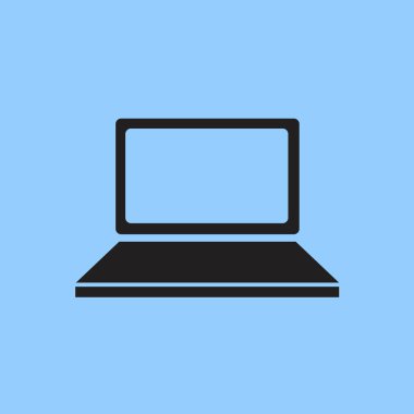 bilgisayar vektör simgesi basit örnek