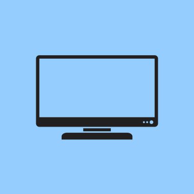 TV vektör simgesi basit örnek
