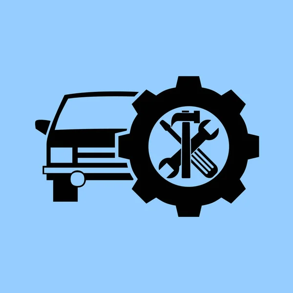 Auto Reparatur Vektor Symbol — Stockvektor