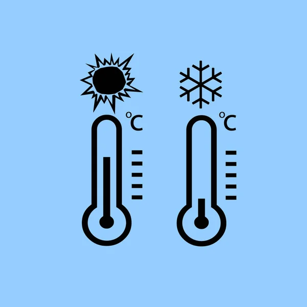 Impostazione Icone Web Meteo — Vettoriale Stock