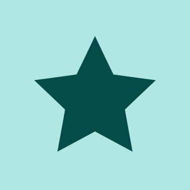 İllüstrasyon simge vektör yıldız