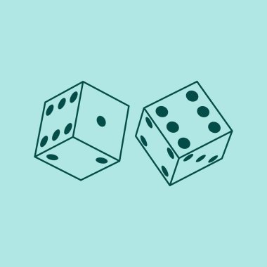 Zar simge tasarlamak vektör 