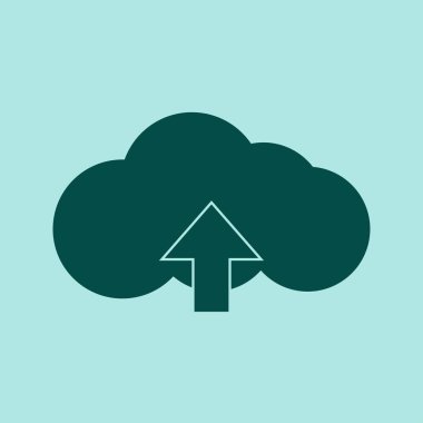 bulut indirme vektörü simgesi