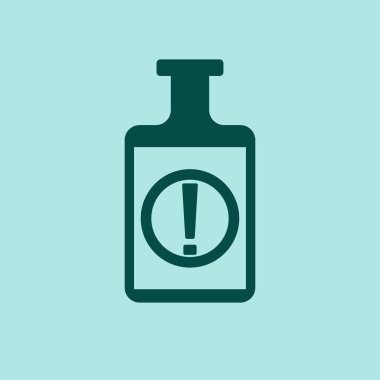 İzole kimya test tüpü