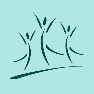 başarı ekip vektör çizim 