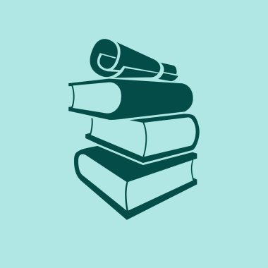 kitap vektör simge tasarlamak 