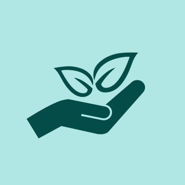 eko sembolü vektör illüstrasyonu 