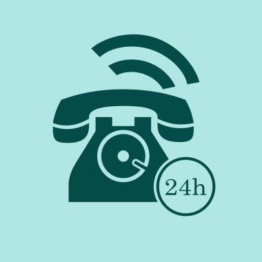 Telefon simgesini, destek vektör çizim