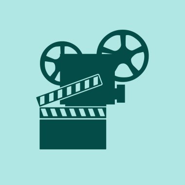 video kamera. vektör simgesi
