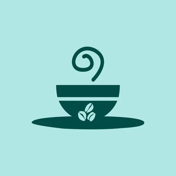 Taza Café Vector Icono — Vector de stock