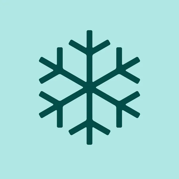 Copo Nieve Icono Vector Ilustración — Vector de stock