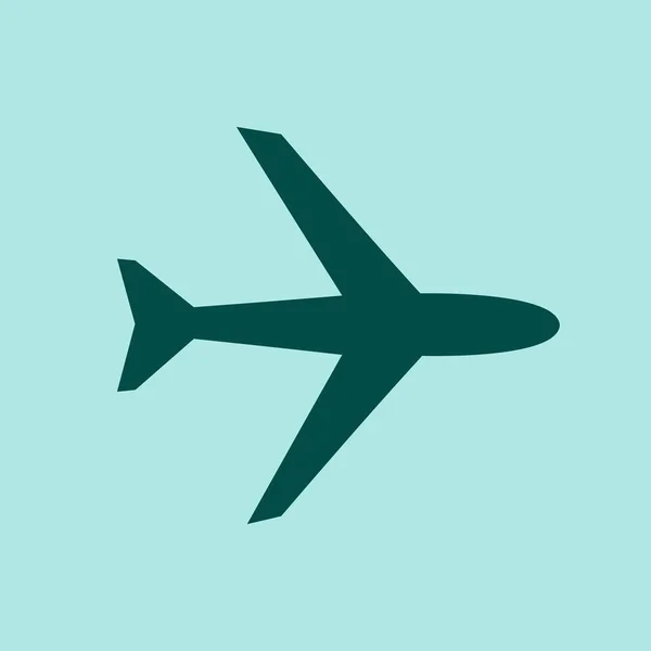 Plane Vector Icon Illustration — Stock Vector