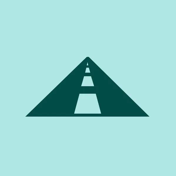 Εικονίδιο Δρόμου Εικονογράφηση Διάνυσμα Αυτοκινητόδρομο — Διανυσματικό Αρχείο